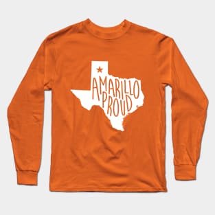 Amarillo Proud (White Ink) Long Sleeve T-Shirt